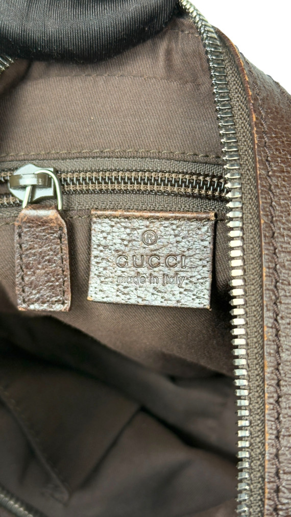 Vintage Gucci Monogram Shoulder Bag