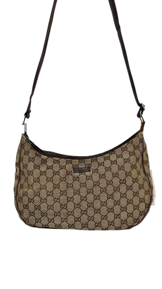 Vintage Gucci Monogram Shoulder Bag