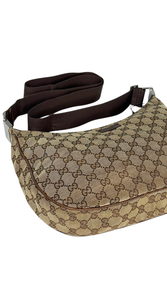 Vintage Gucci Monogram Shoulder Bag