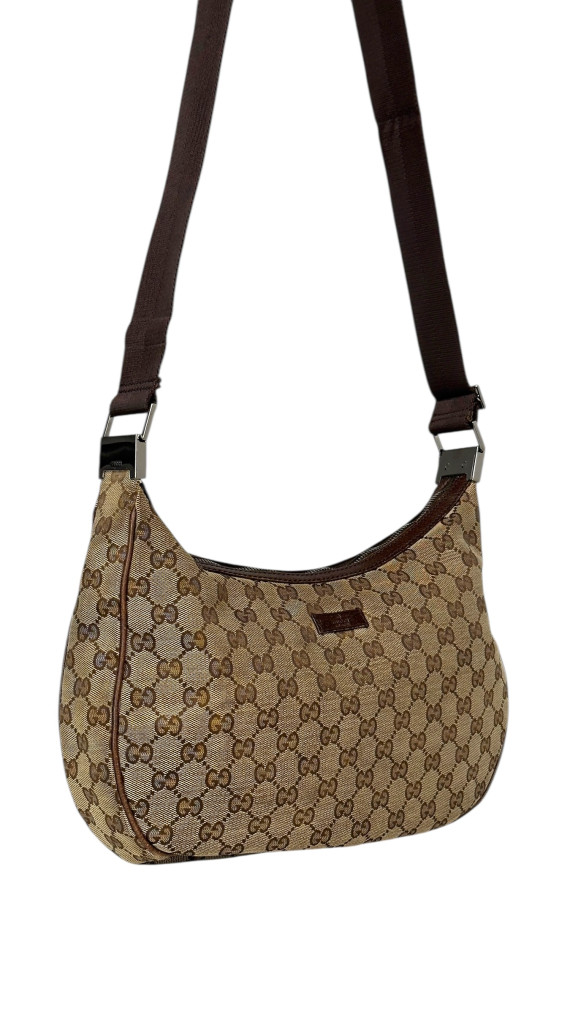 Vintage Gucci Monogram Shoulder Bag