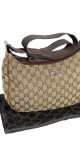 Vintage Gucci Monogram Shoulder Bag