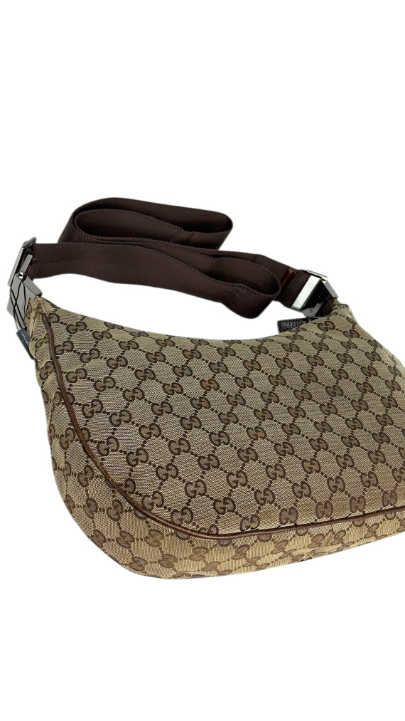 Vintage Gucci Monogram Shoulder Bag