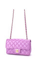 Chanel Klassisk Small Flap Lavendel Patent Leather