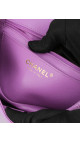 Chanel Klassisk Small Flap Lavendel Patent Leather