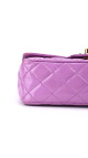 Chanel Klassisk Small Flap Lavendel Patent Leather