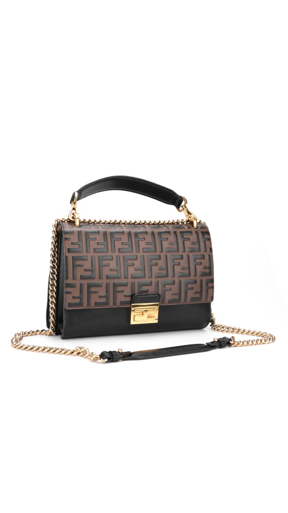 Fendi Kan U FF Pattern Shoulder Bag
