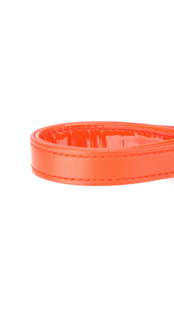 Chanel Classic Small Flap Orange Patent Leather