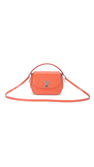Louis Vuitton Pasadena Patent Oransje Shoulder Bag