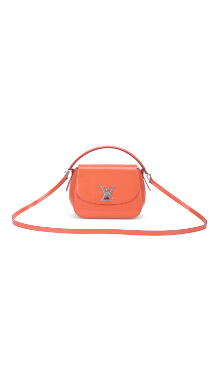 Louis Vuitton Pasadena Patent Oransje Shoulder Bag