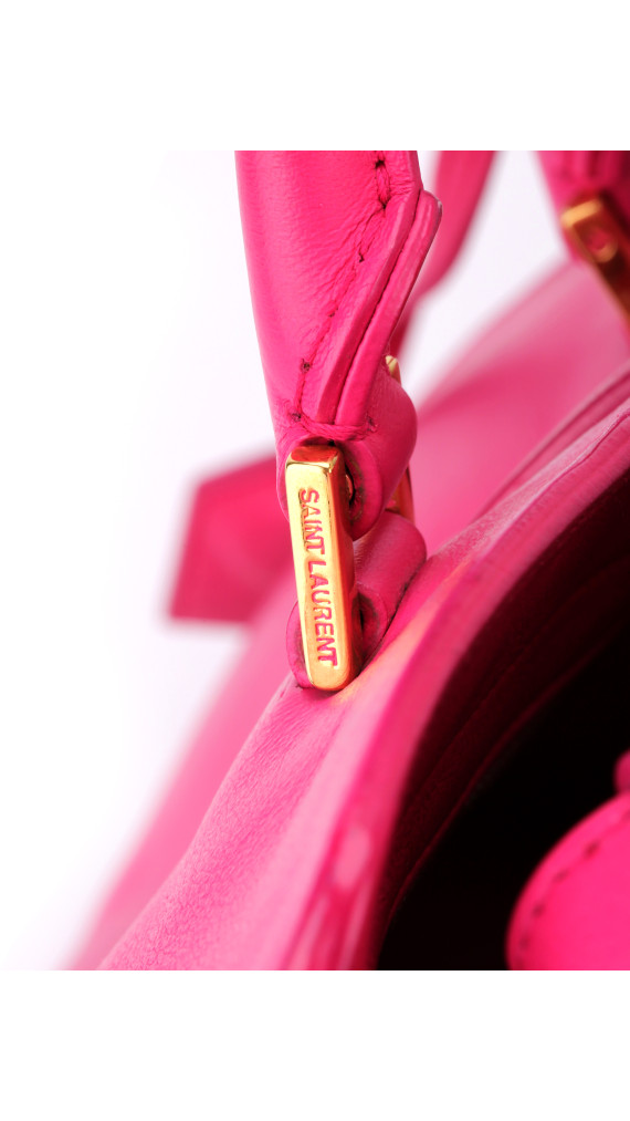 YSL Cabas Shoulder Bag i Pink