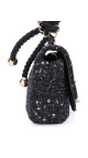 Chanel Tweed Pearl Single Flap Bag Size Mini