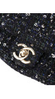 Chanel Tweed Pearl Single Flap Bag Size Mini