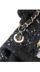Chanel Tweed Pearl Single Flap Bag Size Mini