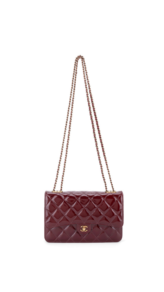 Chanel Wallet On Chain Burgunder