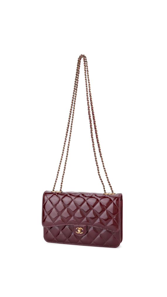 Chanel Wallet On Chain Burgunder
