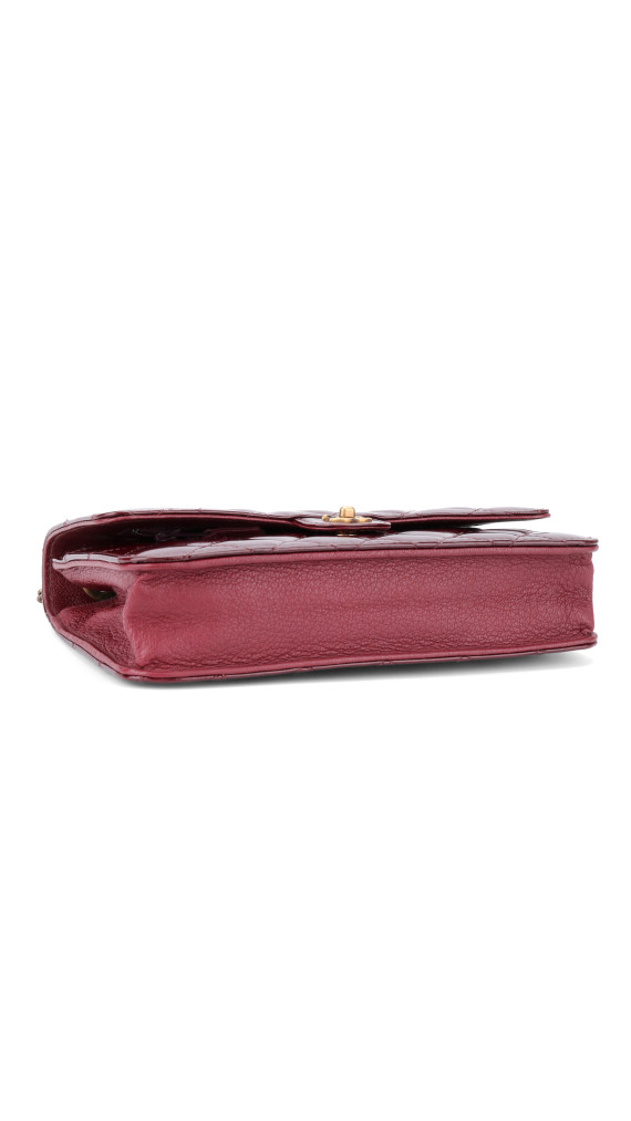 Chanel Wallet On Chain Burgunder