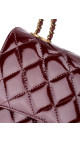 Chanel Wallet On Chain Burgunder