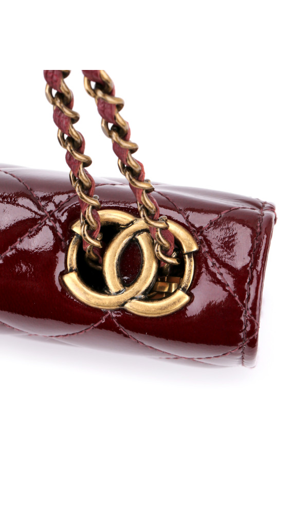 Chanel Wallet On Chain Burgunder