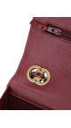 Chanel Wallet On Chain Burgunder