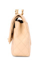 Chanel Classic Double Flap Bag Size Medium Caviar Beige