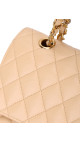 Chanel Classic Double Flap Bag Size Medium Caviar Beige