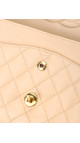 Chanel Classic Double Flap Bag Size Medium Caviar Beige