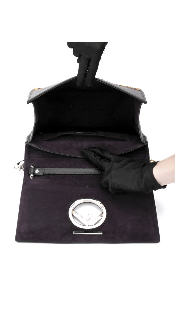 Fendi Kan I Monogram Shoulder Bag