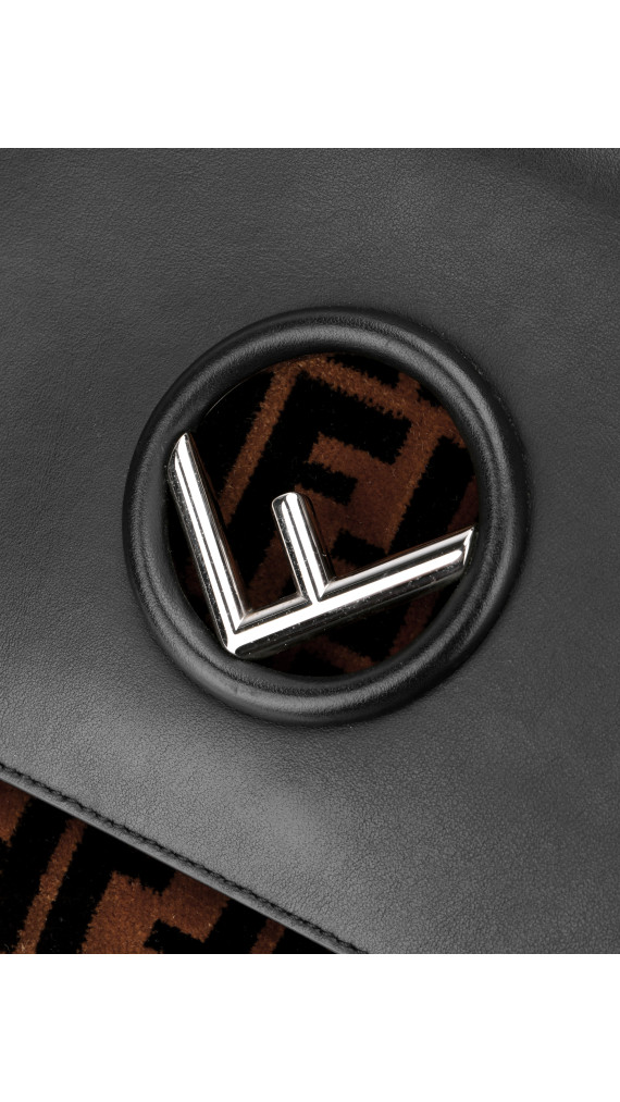 Fendi Kan I Monogram Shoulder Bag