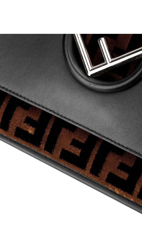 Fendi Kan I Monogram Shoulder Bag