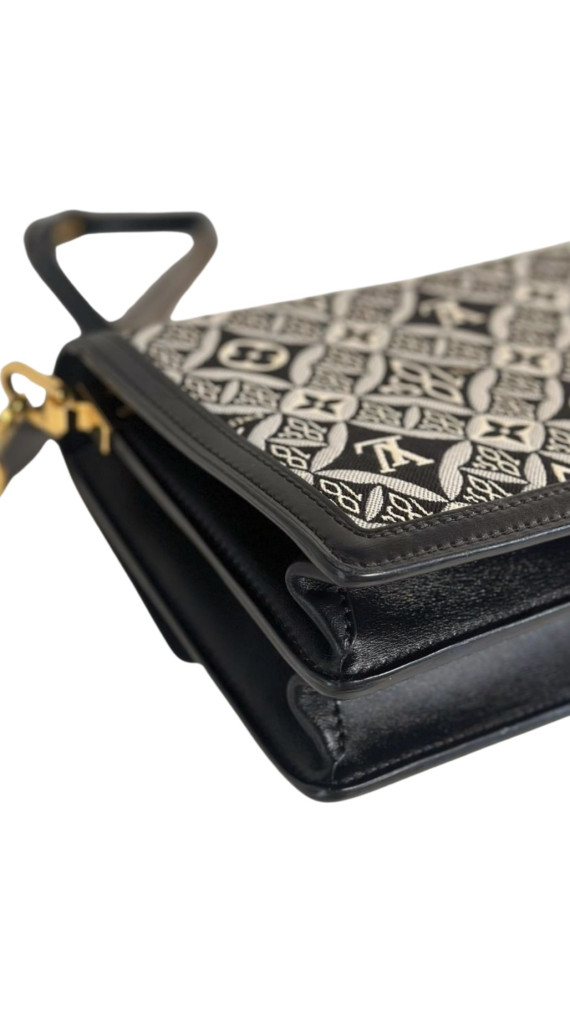 Louis Vuitton Jacquard Since 1854 Dauphine MM Grey Shoulder Bag