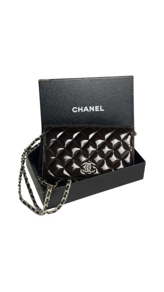 Chanel Lommebok i Patent Leather
