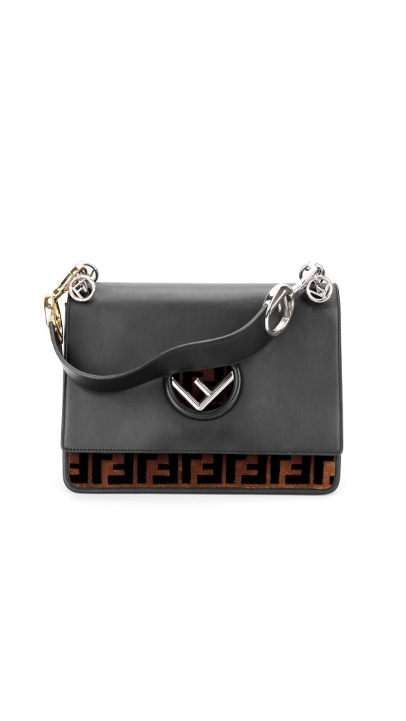 Fendi Kan I Monogram Shoulder Bag