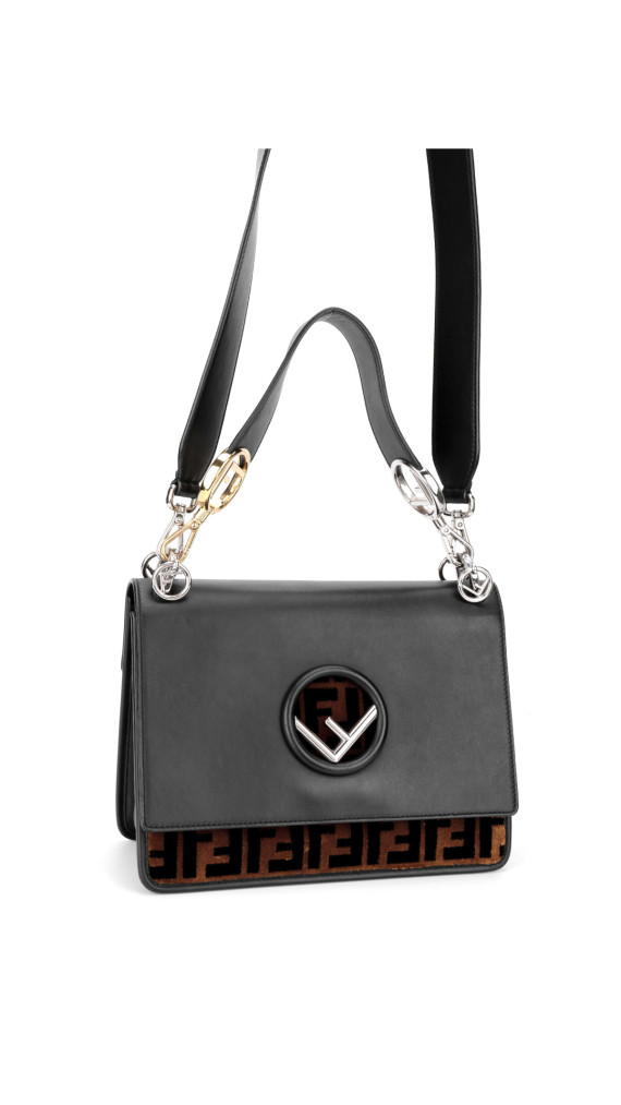 Fendi Kan I Monogram Shoulder Bag