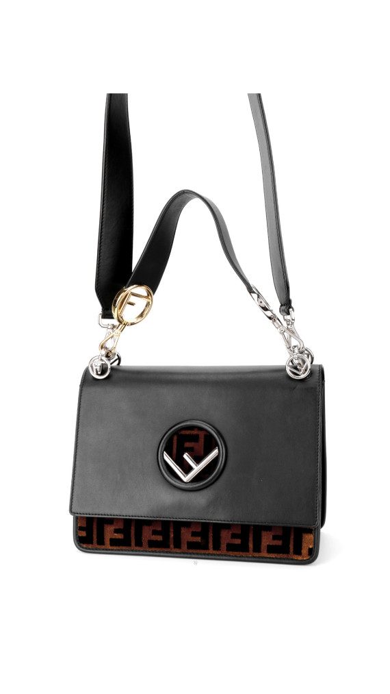 Fendi Kan I Monogram Shoulder Bag