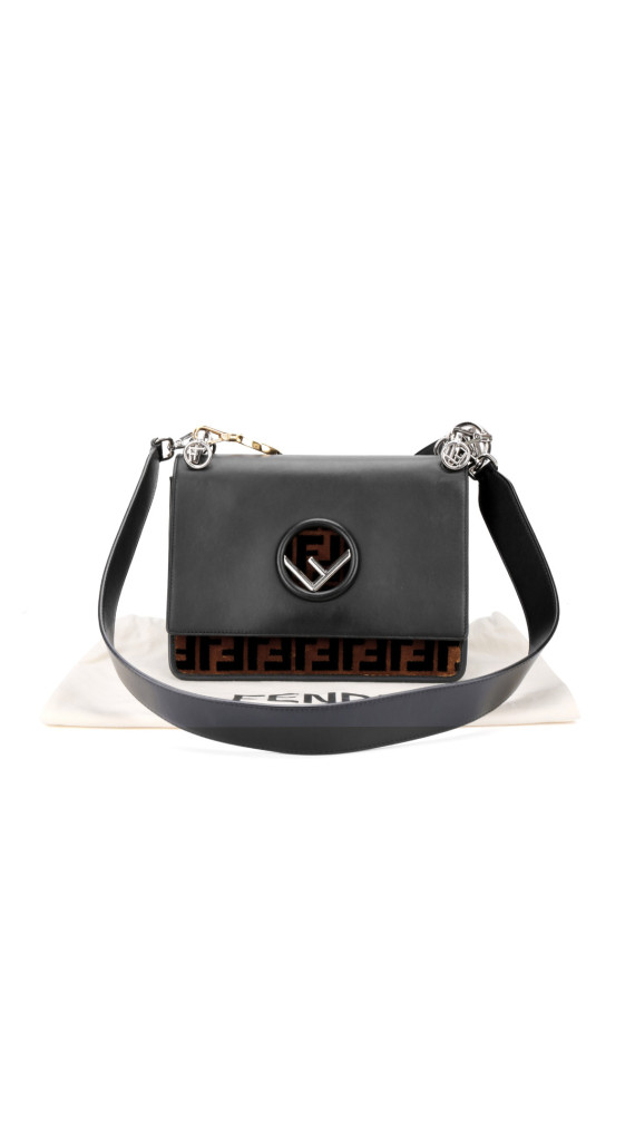 Fendi Kan I Monogram Shoulder Bag