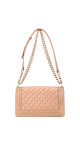 Chanel Le Boy Shoulder Bag Size Medium i Patent Leather
