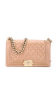 Chanel Le Boy Shoulder Bag Size Medium i Patent Leather