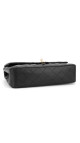 Chanel Classic Double Flap Bag i Size Medium Sort Lammeskinn