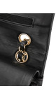 Chanel Classic Double Flap Bag i Size Medium Sort Lammeskinn