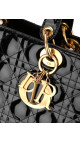 Lady Dior Size Large i Patent leather