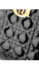 Lady Dior Size Large i Patent leather