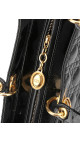 Lady Dior Size Large i Patent leather