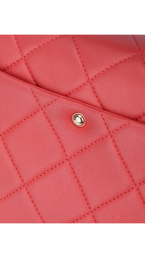 Chanel Single Flap Bag with large bi color chain