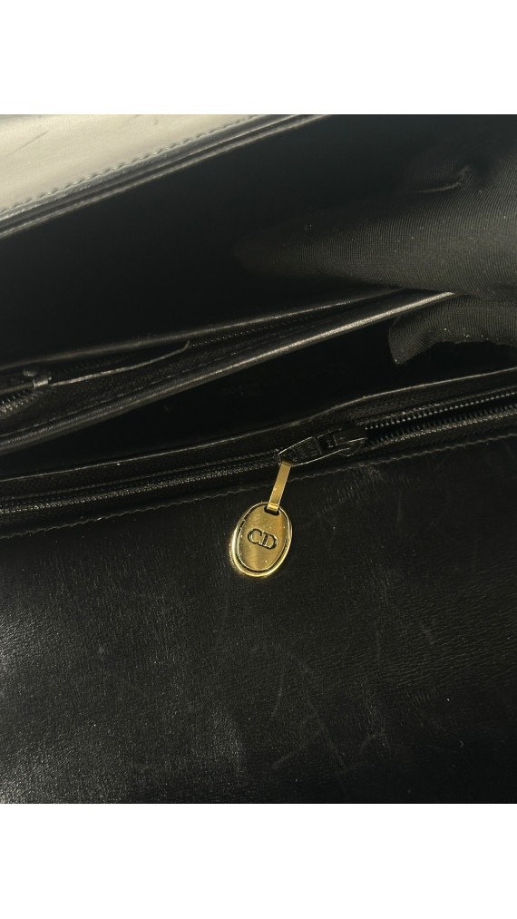Vintage Dior CD Logo Shoulder Bag