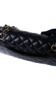 Chanel Classic Double Flap Bag i Size Medium Sort Lammeskinn