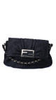 Fendi Mia Baguette Leather Shoulder Bag