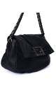 Fendi Mia Baguette Leather Shoulder Bag