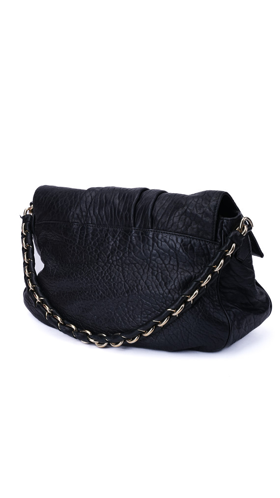 Fendi Mia Baguette Leather Shoulder Bag
