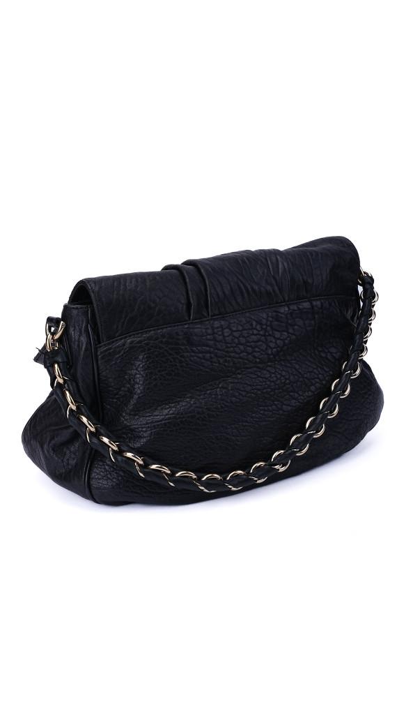 Fendi Mia Baguette Leather Shoulder Bag