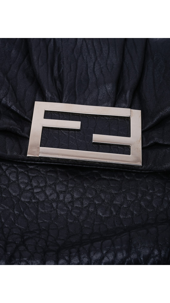 Fendi Mia Baguette Leather Shoulder Bag